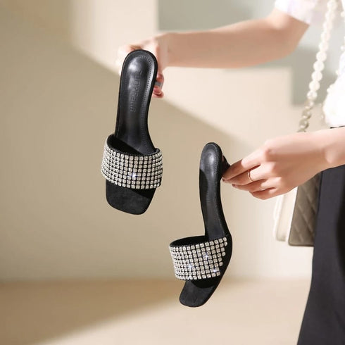 Gem Embellished Heel